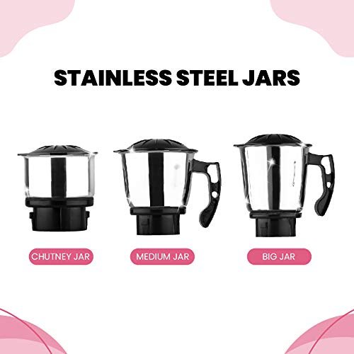 GREENCHEF MIXER GRINDER MAJESTO 600W(3JAR)