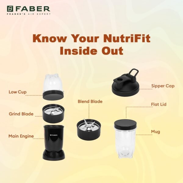 FABER-SPORTZ BLENDER FSB 3IN1NERO