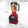FABER MIXER GRINDER-CANDY8003J MYSTIC RED