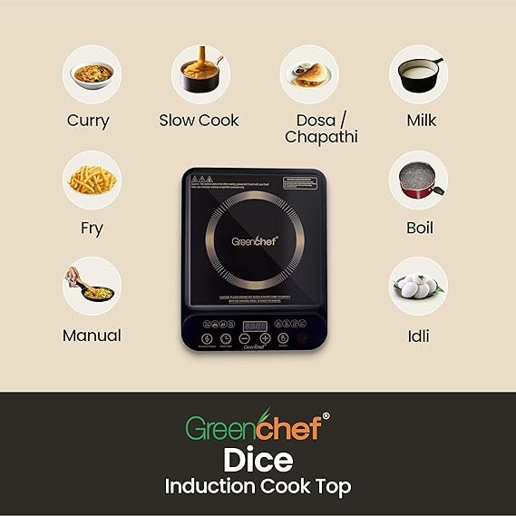 GREEN CHEF INDUCTION DICE COOK TOP