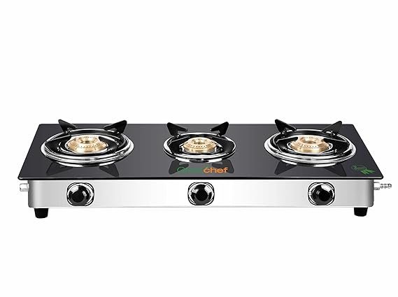 GREEN CHEF GLASSTOP BLISS 3BURNER