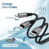 EVM 3 IN 1 NYLON CABLE
