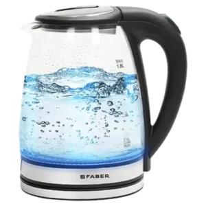 GLBK FABER GLASS BLACK KETTLE FWK1.8L
