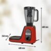 FABER MIXER GRINDER MASTER CHEF 8003 JAR MYSTIC RED