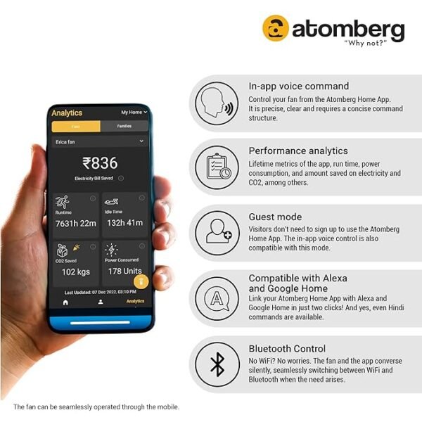 ATOMBERG ARIS CEALING FAN 1200 MM_MARBLEWHITE FG0358