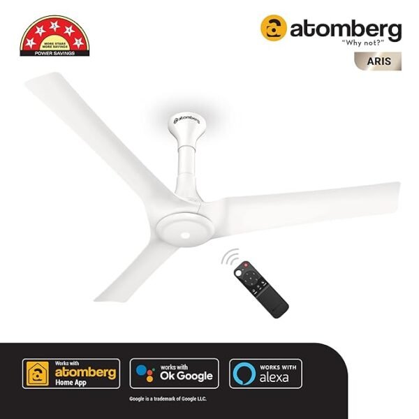 ATOMBERG ARIS CEALING FAN 1200 MM_MARBLEWHITE FG0358