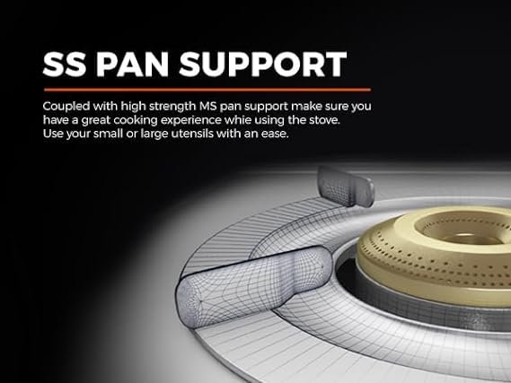 SURYA 2BURNER STOVE STAINLESS STEEL