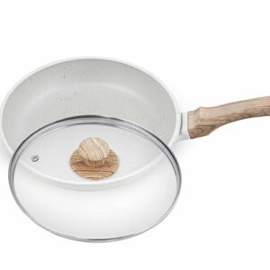 6171dHN6x9L._SX679_ GREENCHEF -DIE CAST FRY PAN-PEBBLE240
