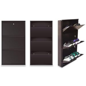 618mY2rROzL._SX679_ WALL MOUNT SHOERACK 3 SHELF